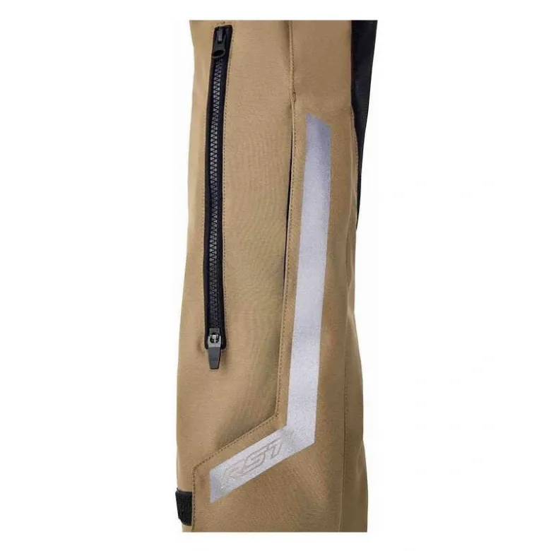 Spodnie tekstylne RST PRO SERIES ADVENTURE D3O SAND/BLACK beżowy czarny