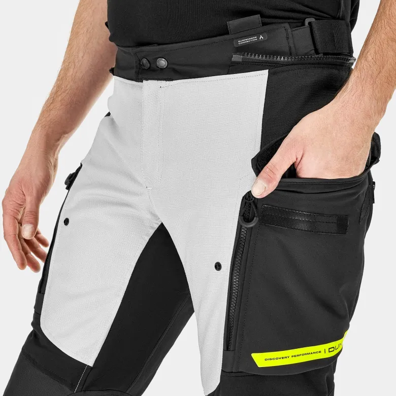 Spodnie tekstylne SHIMA DUNE FLUO czarny szary żółty fluo