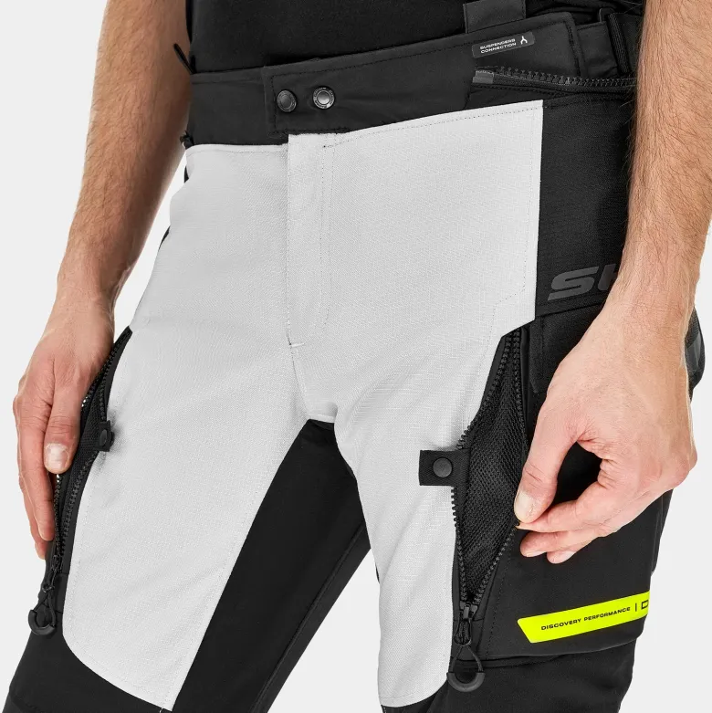 Spodnie tekstylne SHIMA DUNE FLUO czarny szary żółty fluo