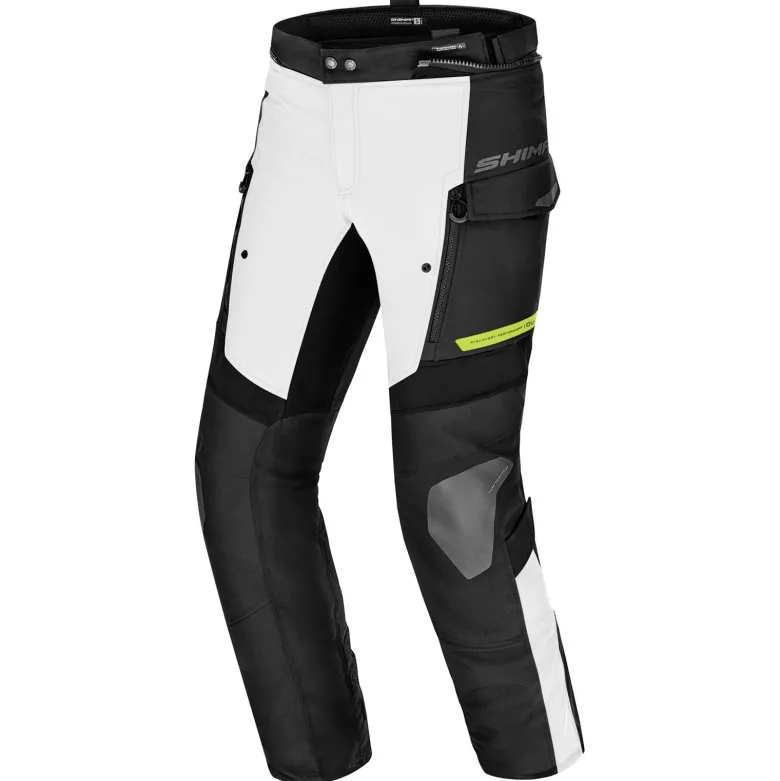 Spodnie tekstylne SHIMA DUNE FLUO czarny szary żółty fluo