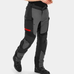 Spodnie tekstylne SHIMA DUNE RED czarny szary czerwony