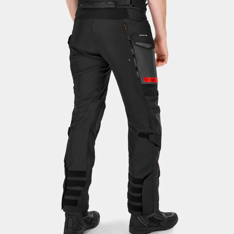 Spodnie tekstylne SHIMA DUNE RED czarny szary czerwony