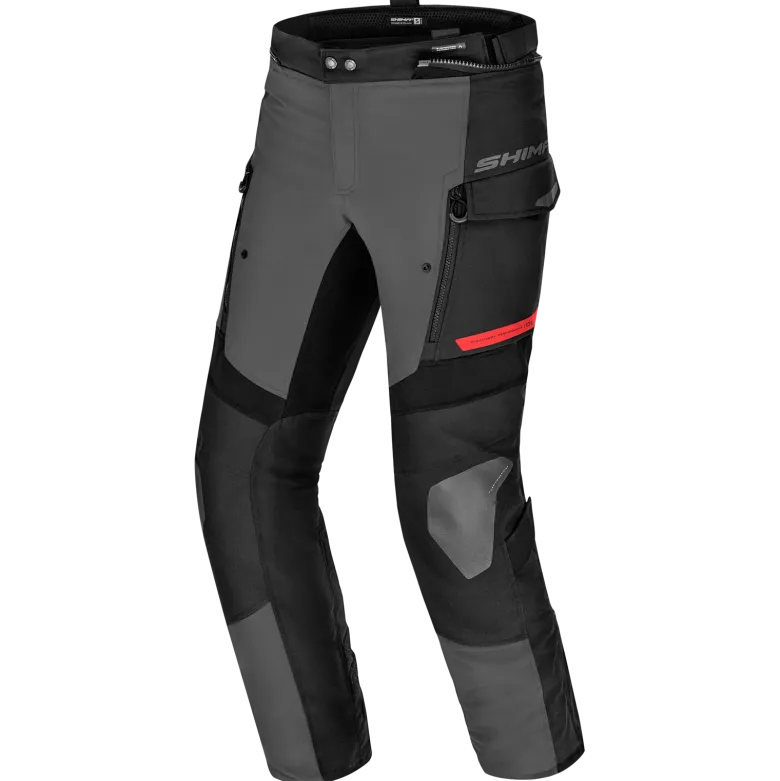 Spodnie tekstylne SHIMA DUNE RED czarny szary czerwony