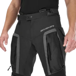 Spodnie tekstylne SHIMA HERO 2.0 MEN GREY czarny szary