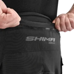 Spodnie tekstylne SHIMA HERO 2.0 MEN GREY czarny szary