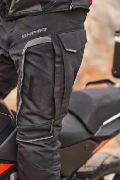 Spodnie tekstylne SHIMA HERO 2.0 MEN GREY czarny szary