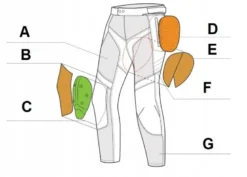 Spodnie tekstylne SHIMA JET GREY szary