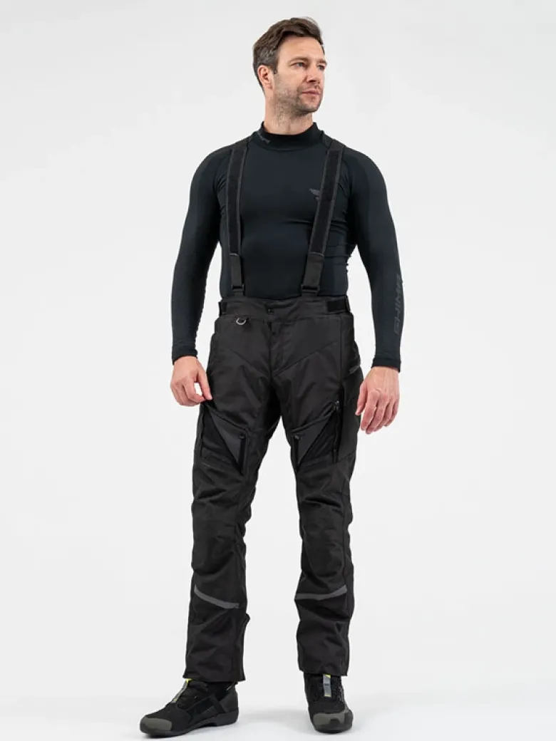 Spodnie tekstylne SHIMA RUNNER BLACK czarny