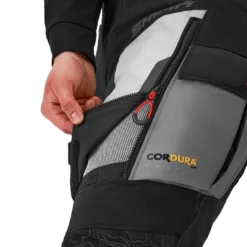Spodnie tekstylne SHIMA TRACKER LIGHT GREY szary