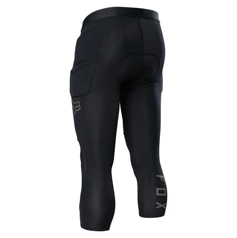 Spodnie z ochraniaczami FOX BASEFRAME PRO TIGHTS BLACK czarny