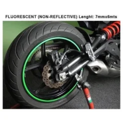 Taśma paski na rant felgi KEITI FLUORESCENT GREEN