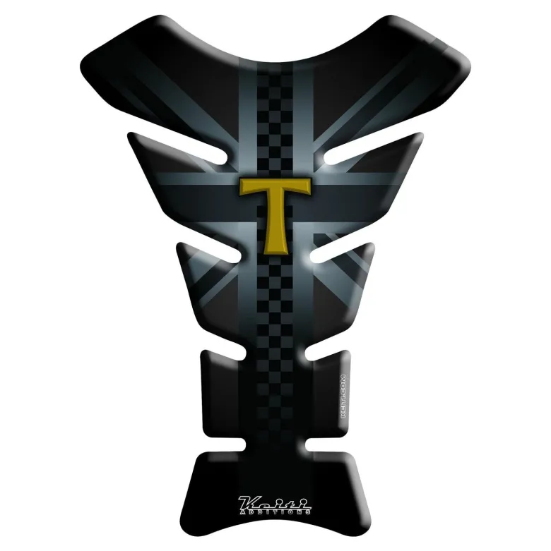 Tankpad KEITI TRIUMPH szary złoty