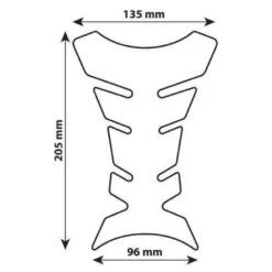 Tankpad LAMPA PRO-TANK X1 CARBON LOOK