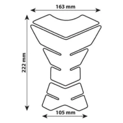 Tankpad LAMPA PRO-TANK X3 CARBON LOOK