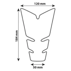 Tankpad LAMPA PRO-TANK X5 CARBON LOOK
