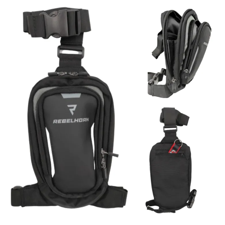Torba na udo REBELHORN HIP II BLACK/GREY czarny szary