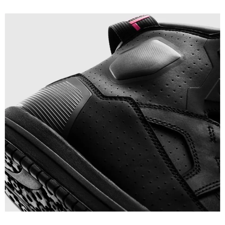 Trampki motocyklowe damskie REBELHORN VANDAL II LADY BLACK/PINK czarny różowy