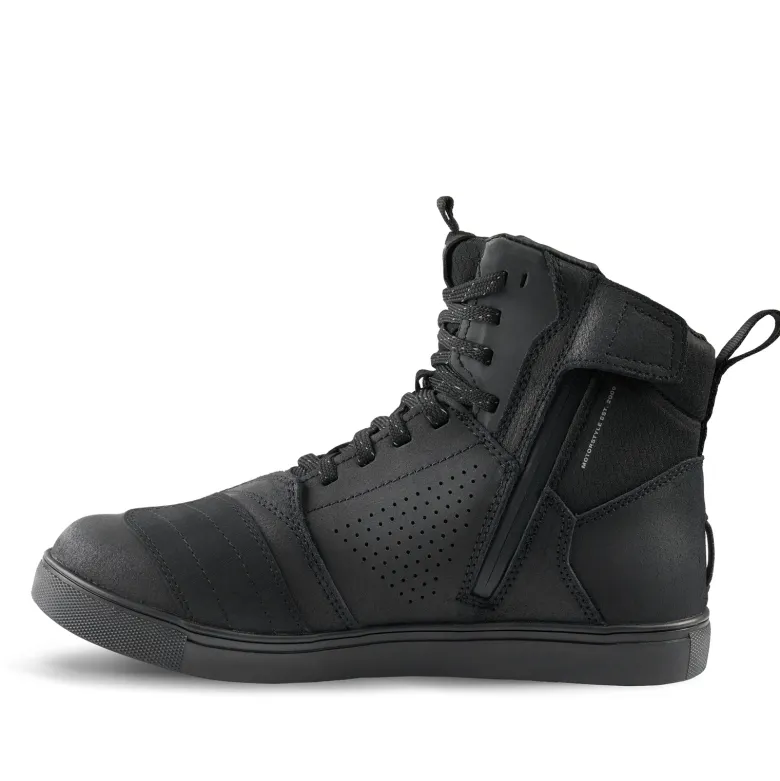 Trampki motocyklowe damskie SHIMA REBEL 2.0 WP LADY BLACK czarny