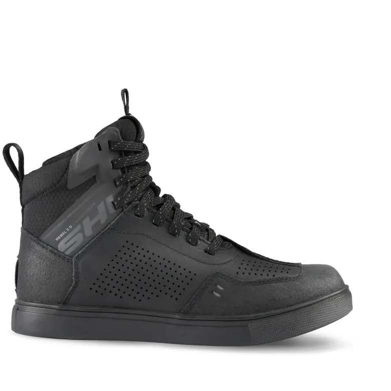 Trampki motocyklowe damskie SHIMA REBEL 2.0 WP LADY BLACK czarny