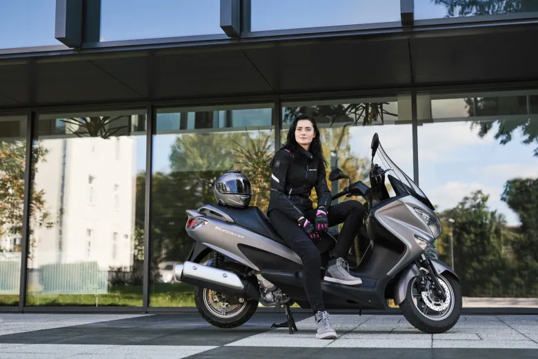 Trampki motocyklowe damskie SHIMA SX-2 EVO LADY GREY szary biały