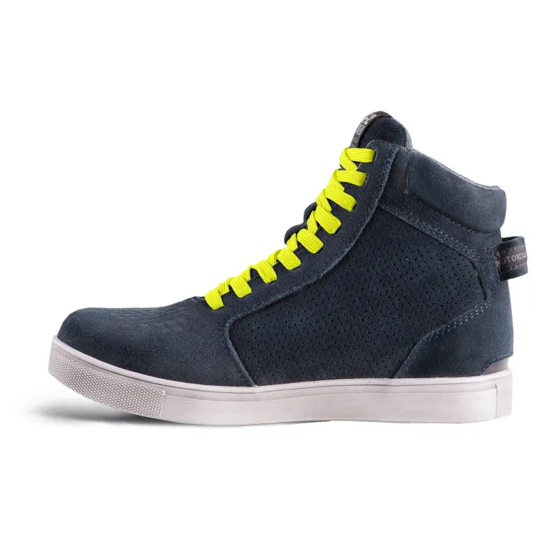 Trampki motocyklowe damskie SHIMA SX-2 EVO LADY BLUE granatowy biały