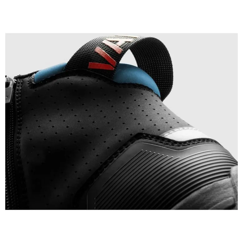 Trampki motocyklowe REBELHORN VANDAL II BLACK/BLUE/RED czarny niebieski czerwony