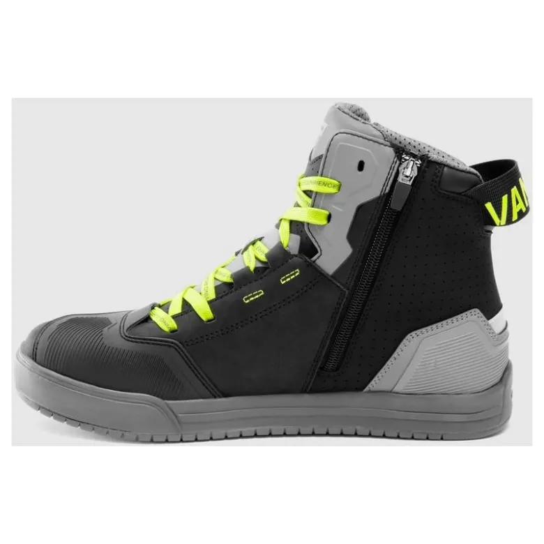 Trampki motocyklowe REBELHORN VANDAL II BLACK/GREY/FLUO YELLOW czarny szary żółty fluo
