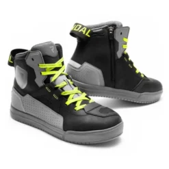 Trampki motocyklowe REBELHORN VANDAL II BLACK/GREY/FLUO YELLOW czarny szary żółty fluo