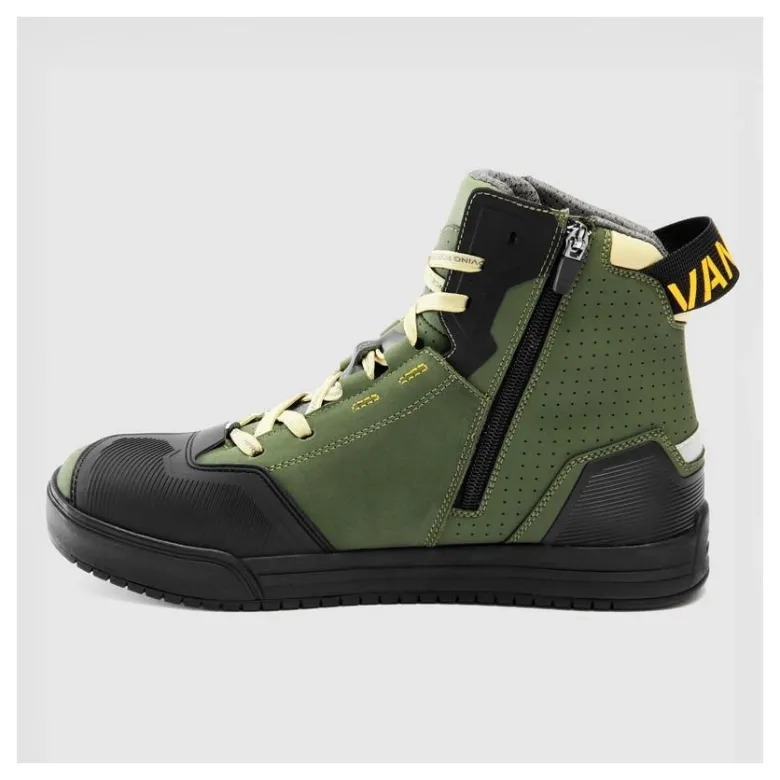 Trampki motocyklowe REBELHORN VANDAL II GREEN/BLACK/ORANGE zielony czarny pomarańczowy