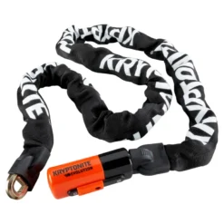 Zapięcie łańcuchowe KRYPTONITE SERIES 4 1016 INTEGRATED CHAIN 1CM X 160CM czarny biały pomarańczowy