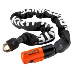 Zapięcie łańcuchowe KRYPTONITE SERIES 4 1090 INTEGRATED CHAIN 1CM X 90CM czarny biały pomarańczowy