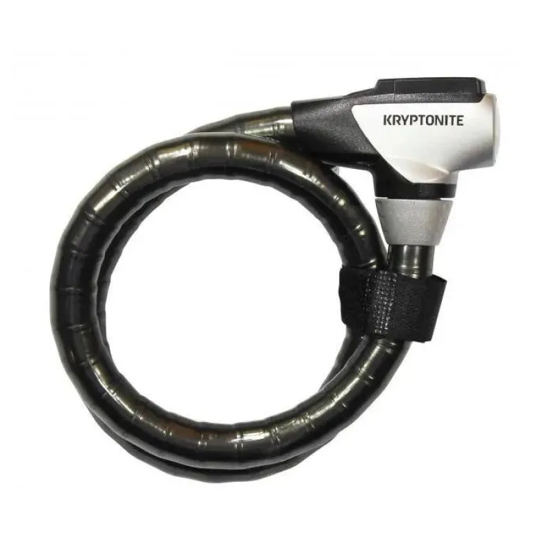 Zapięcie KRYPTONITE KRYPTOFLEX 2080 NA KLUCZ 2CM X 80CM czarny srebrny