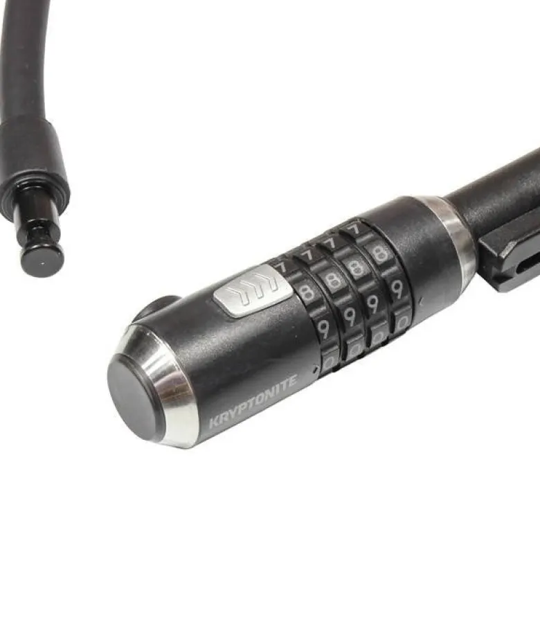 Zapięcie KRYPTONITE KRYPTOFLEX 815 NA SZYFR 0,8CM X 150CM czarny srebrny