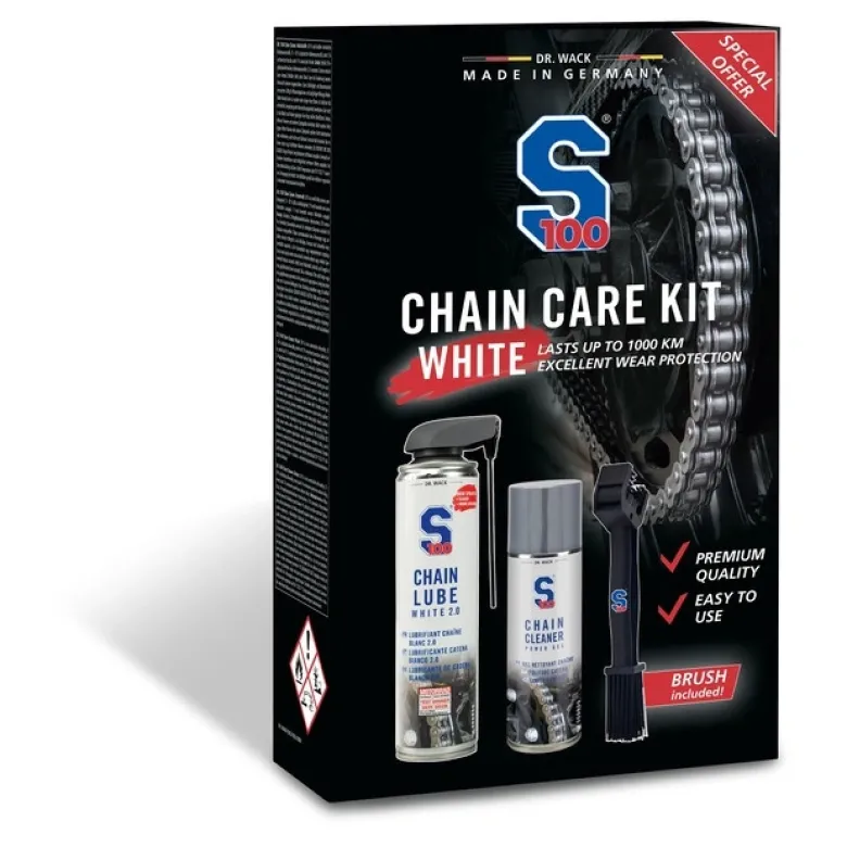 ZESTAW DO CZYSZCZENIA ŁAŃCUCHA S100 CHAIN CARE KIT