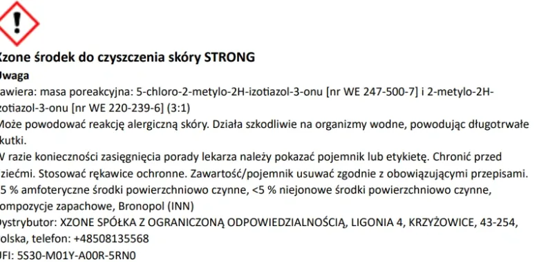 Zestaw do czyszczenia i konserwacji odzieży skórzanej XZONE STRONG Z JONAMI MAN + SZCZOTKA 350ml