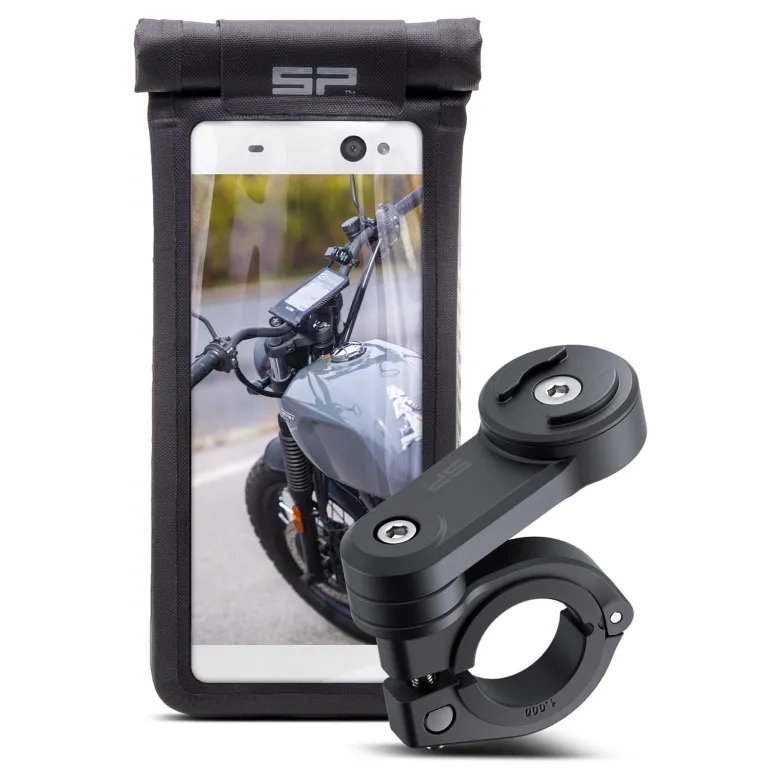 Zestaw do zamocowania telefonu SP CONNECT LT UNIVERSAL CASE SPC+ NA KIEROWNICĘ BLACK czarny