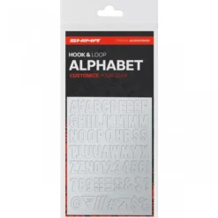 Znaki na rzep SHIMA ALPHABET srebrny